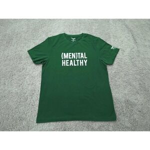 Rhone T Shirt Mens L Green Short Sleeve (MEN)tal Healthy‎ Men's Health Workout